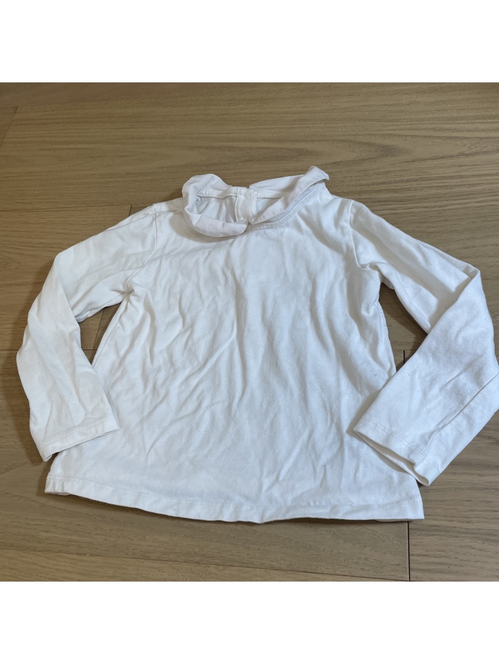 Gap Girls' White Long-Sleeve Shirt – Size 4T/4